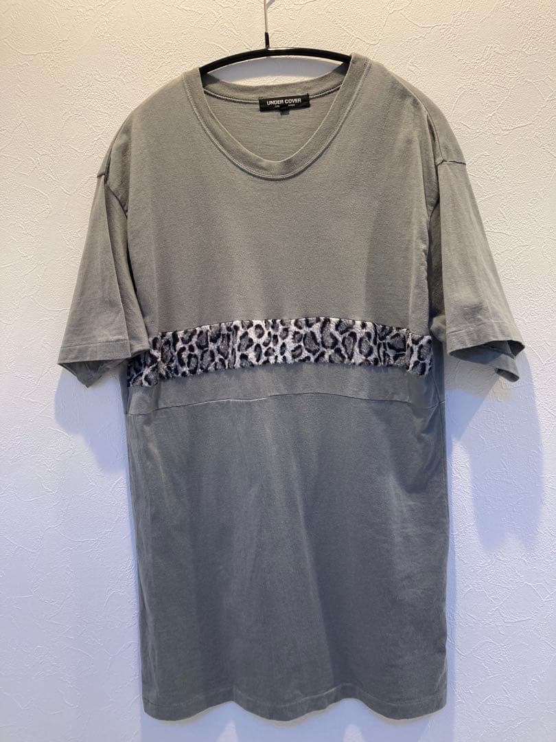 95年初期　アンダーカバー　レオパード柄切替Ｔシャツ☆希少☆