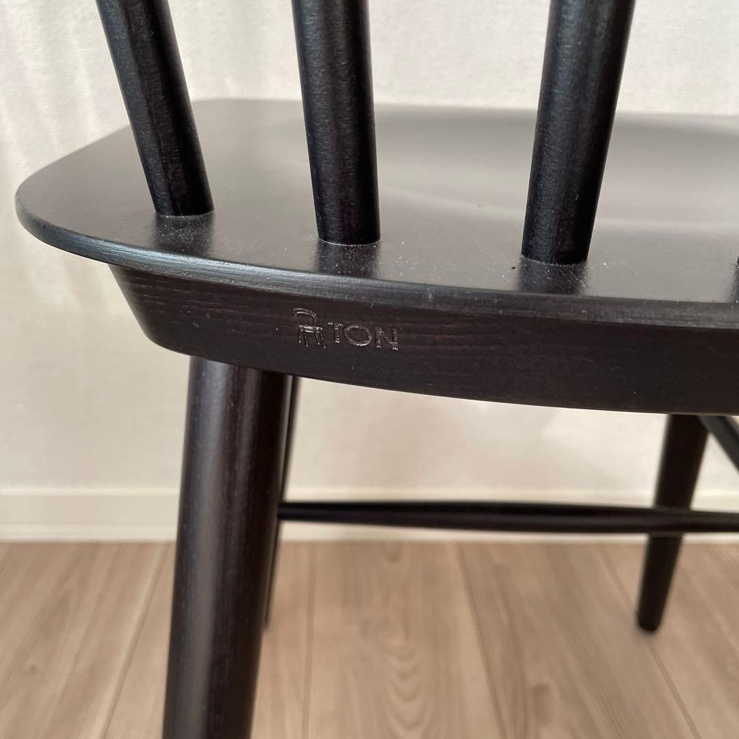 TON アイロニカチェア ブラック 2脚