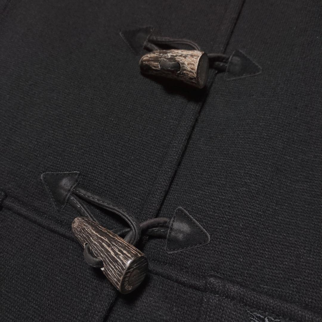 極美品！バーバリーロンドン　ウールダッフルコート ノバチェック　トグル　水牛　L