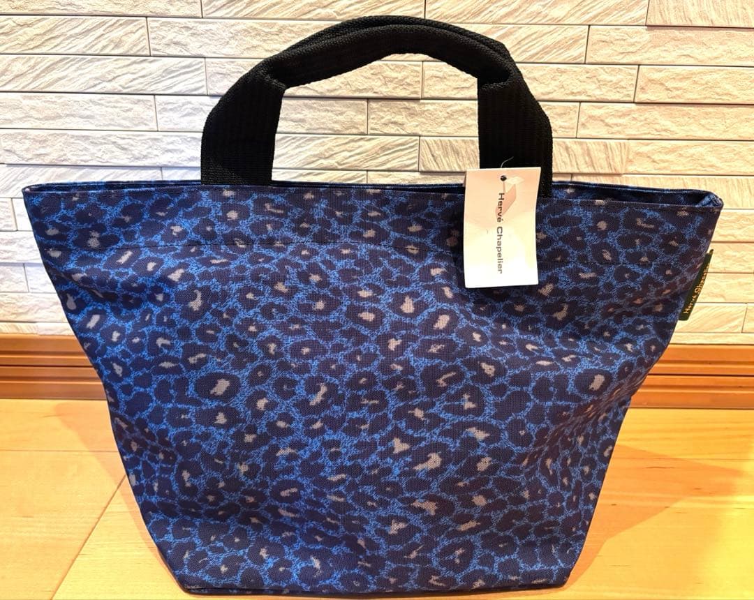 新品 エルベシャプリエ 1027F ナイロン舟型トートM パンサー ブルー