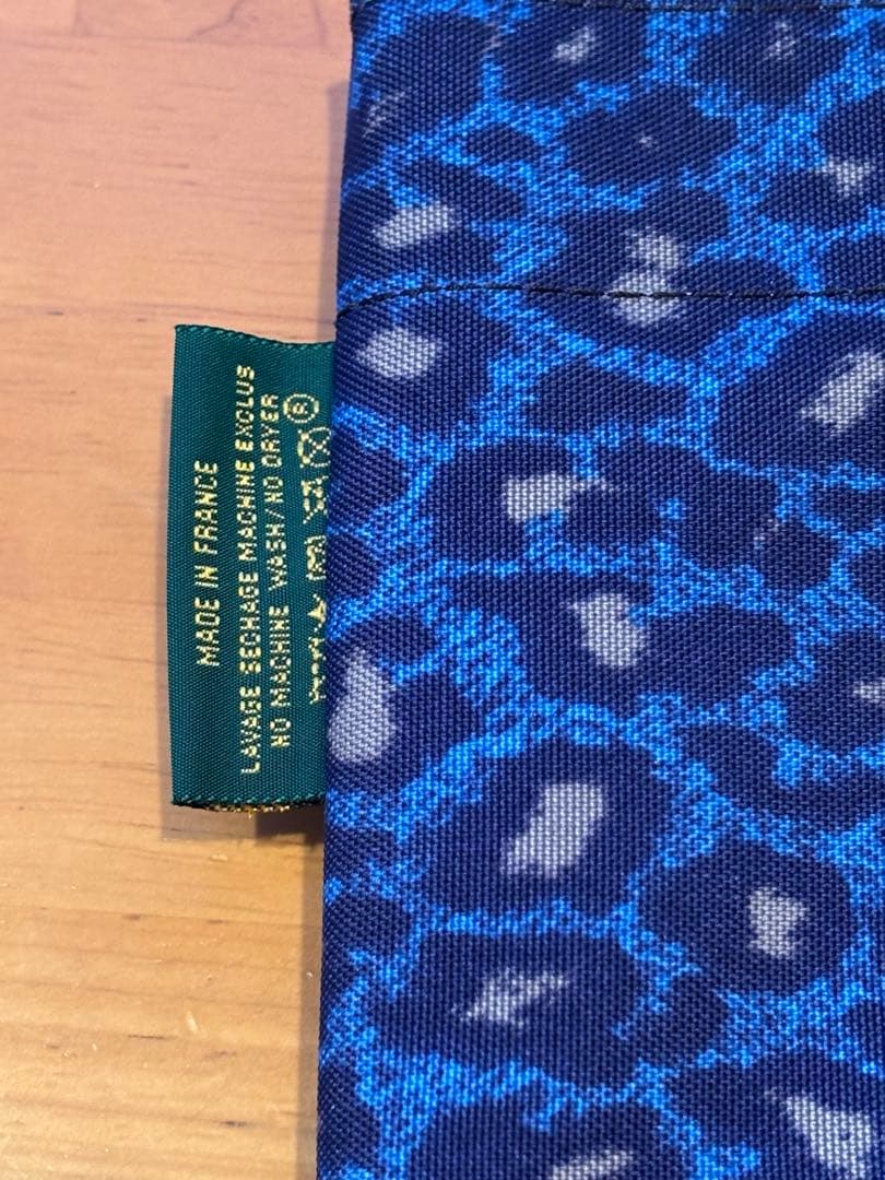 新品 エルベシャプリエ 1027F ナイロン舟型トートM パンサー ブルー