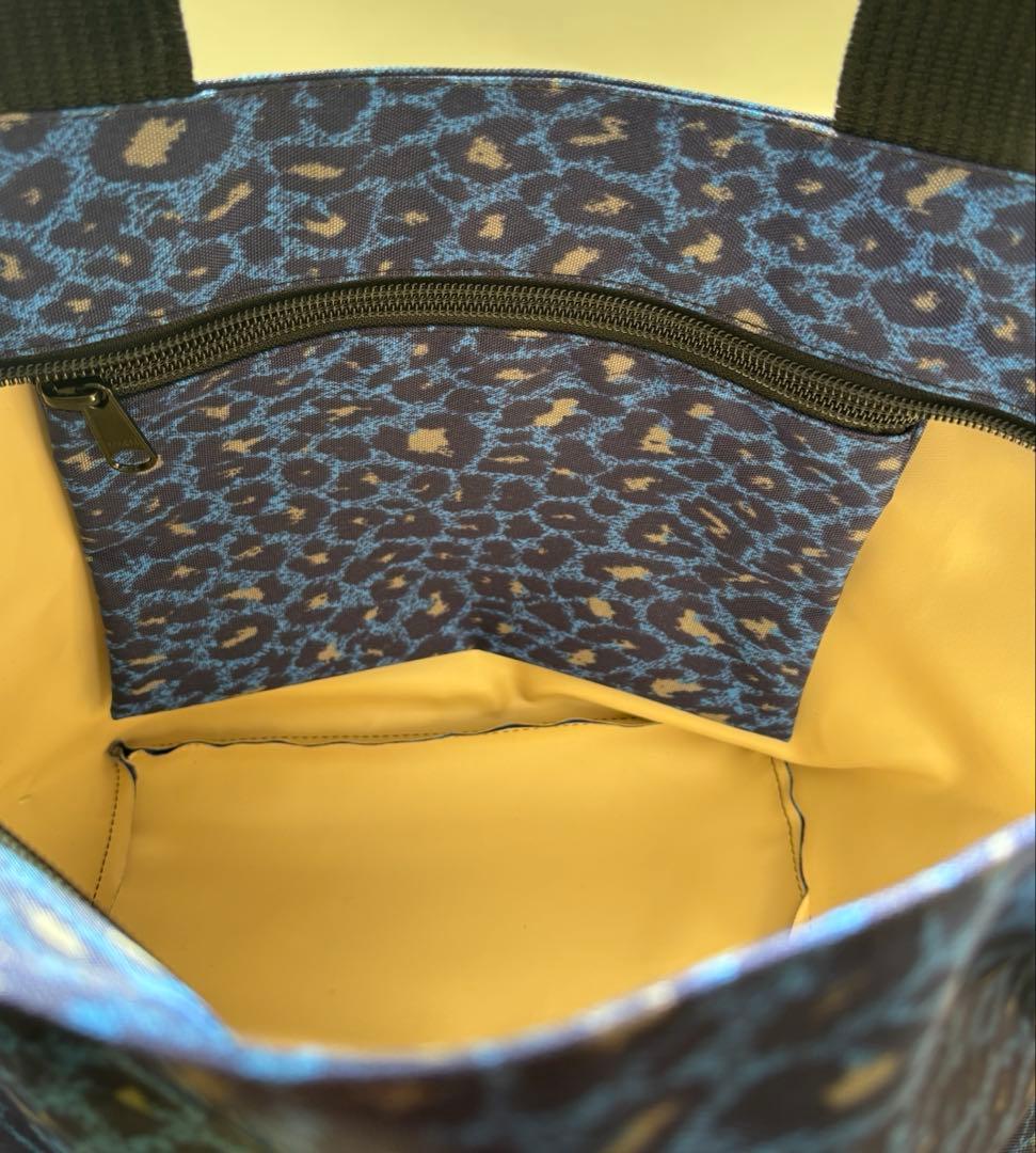 新品 エルベシャプリエ 1027F ナイロン舟型トートM パンサー ブルー