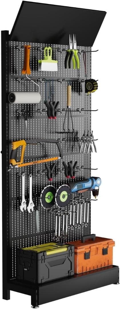 85x36x13インチ✨ポータブルガレージ収納ボックスラック✨金属展示棚