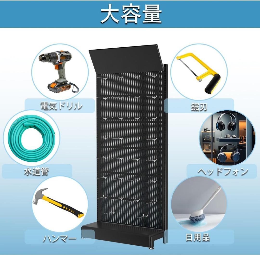 85x36x13インチ✨ポータブルガレージ収納ボックスラック✨金属展示棚