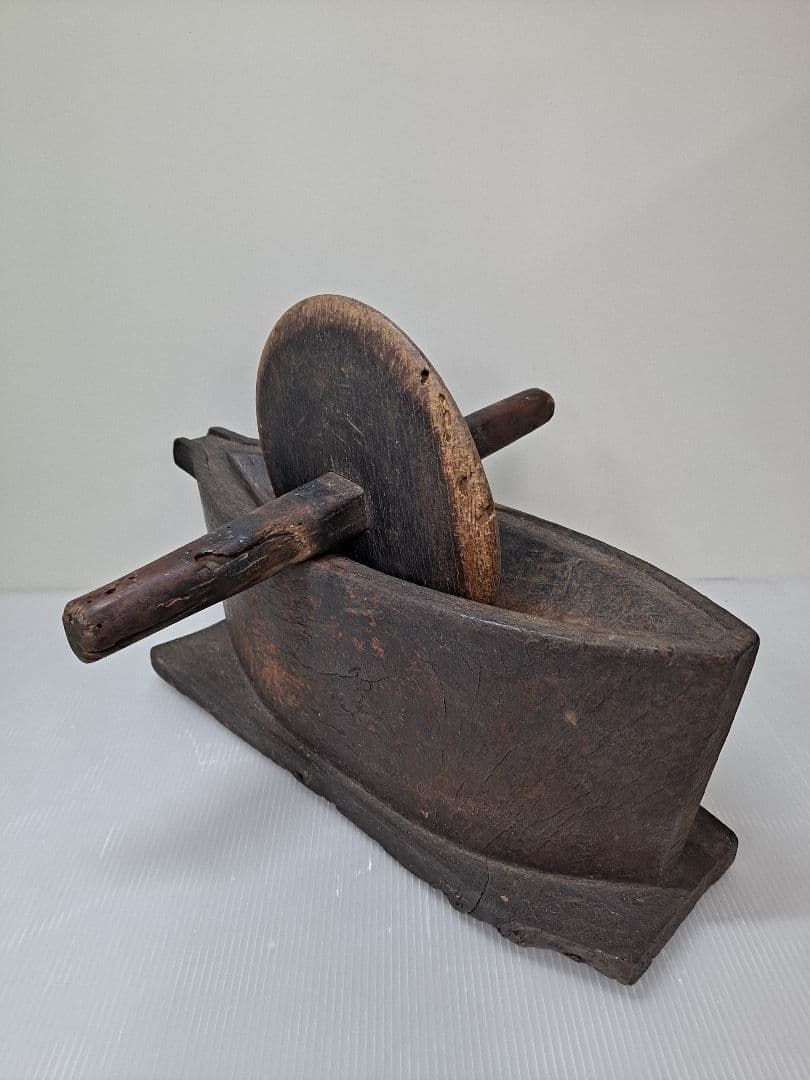 薬研 やげん 骨董品 漢方 調剤器具 木製