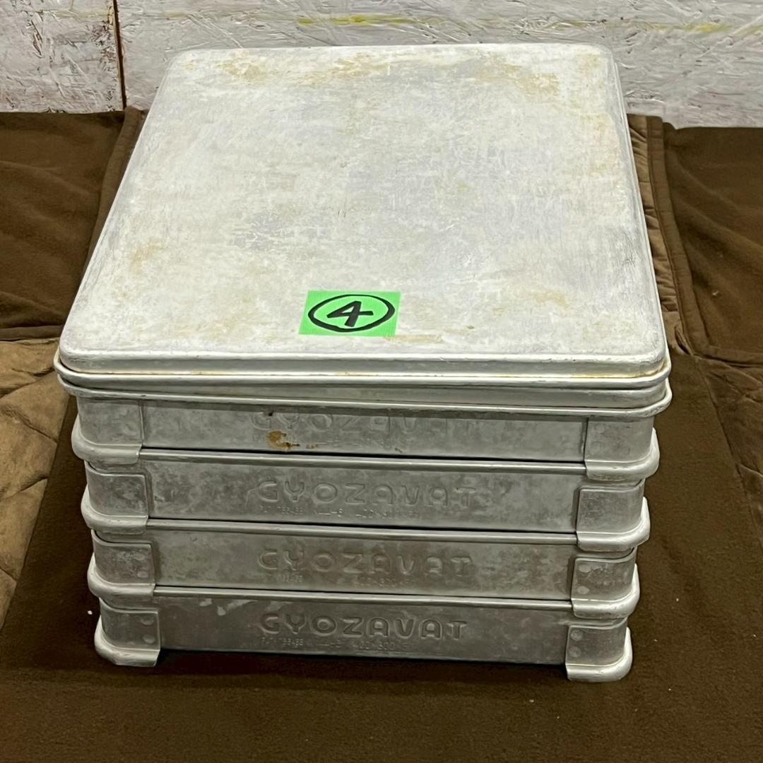 GYOZAVAT ギョーザバット バット4枚 フタ2枚 セット ④ A1373