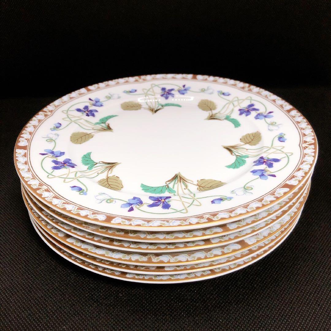 アビランド アンペラトリス ユジェニー リモージュ スミレ プレート ケーキ皿