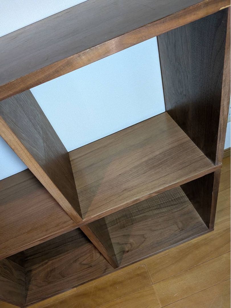 ■送料込■無印 スタッキングシェルフ 2×2 木製家具 棚 ラック収納MUJI