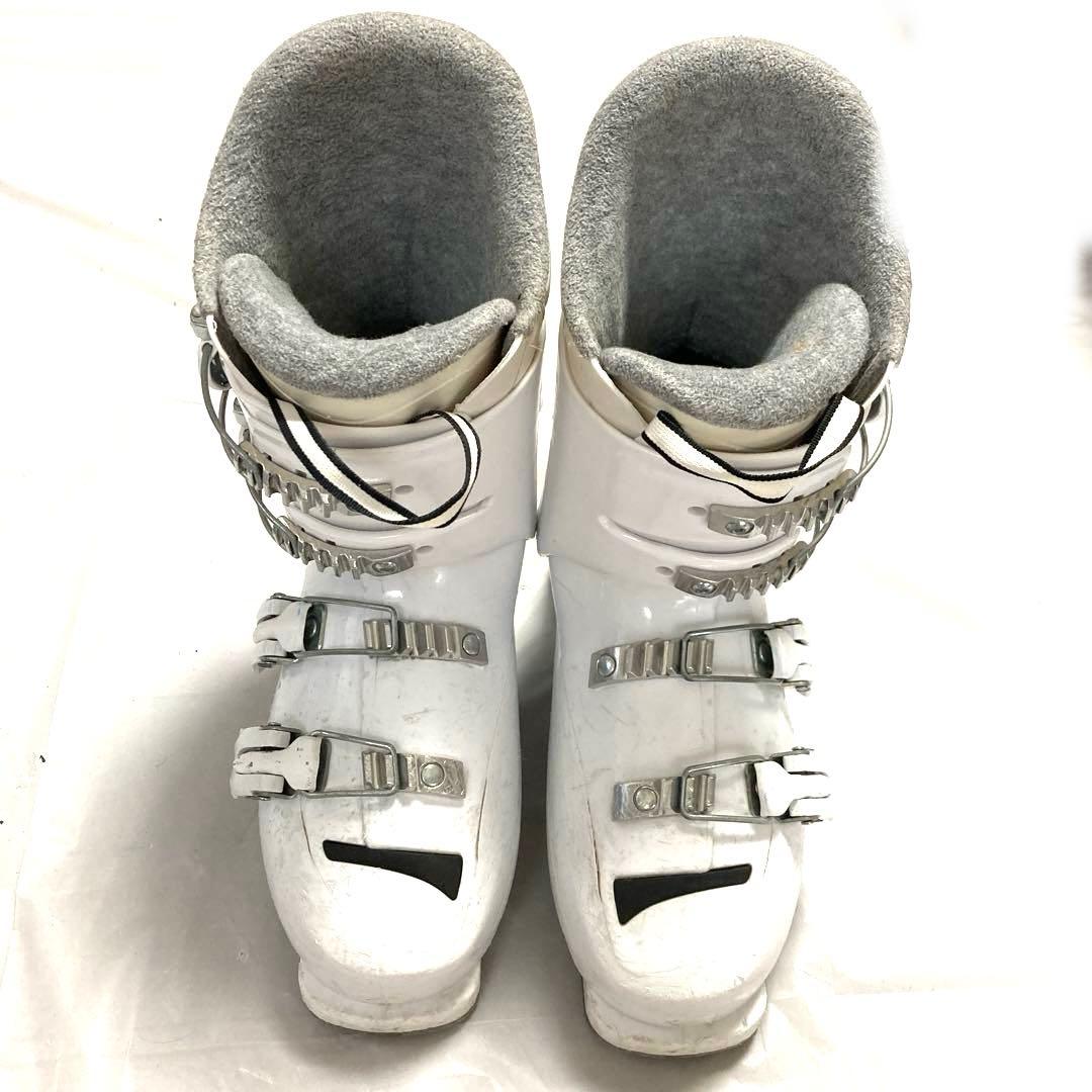 スキー3点セットスキーセットスキー板118 靴23cm ジュニアガール女子ピンク