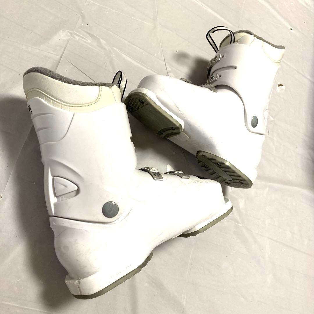 スキー3点セットスキーセットスキー板118 靴23cm ジュニアガール女子ピンク