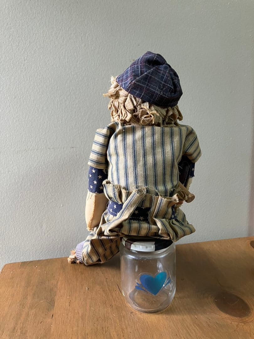 【手作り】カントリードール　ベースボール少年　オリジナルキャラクター