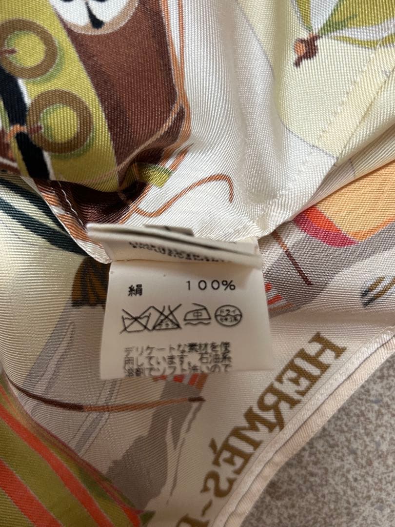 『希少・美品』HERMESエルメス　マルジェラ期　総柄シルク　半袖シャツ 40