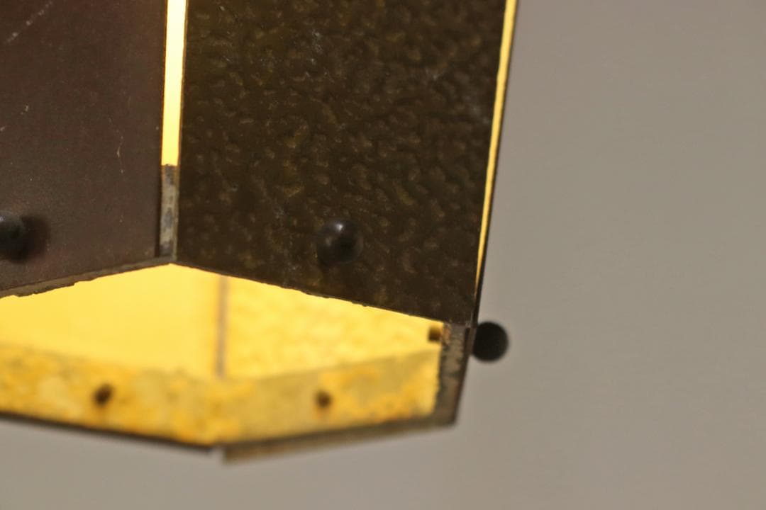 ヴィンテージ ペンダントライト ランプ 照明 和モダン 吊り下げ 金属製