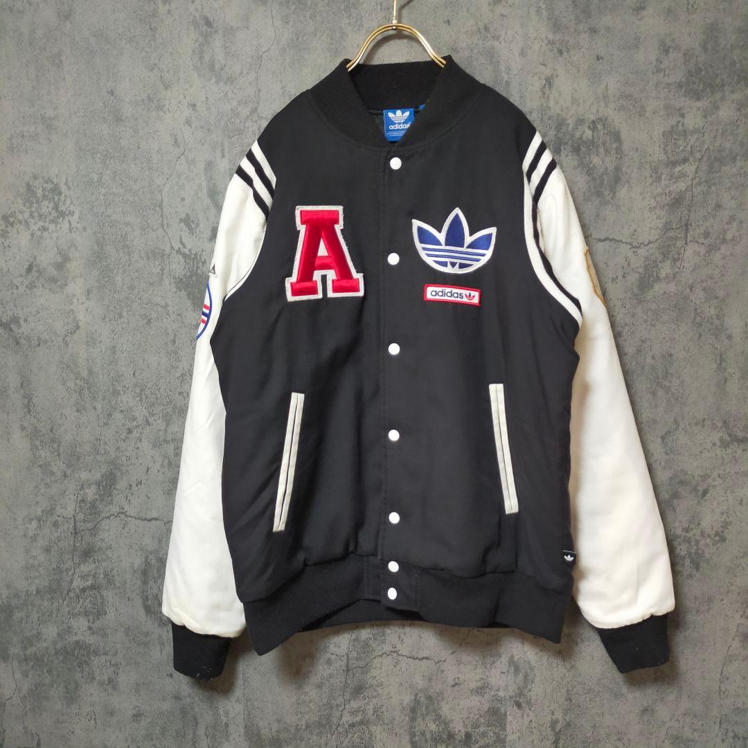 【希少】(XL) アディタス スタジャン ワッペン スタジアム ビックロゴ