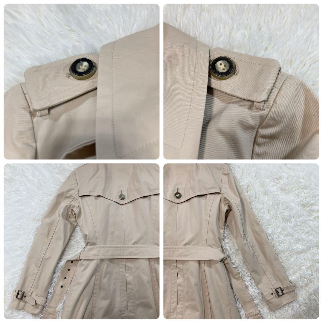 バーバリーロンドン ブルーレーベル トレンチコート ノバチェックライナー ベルト