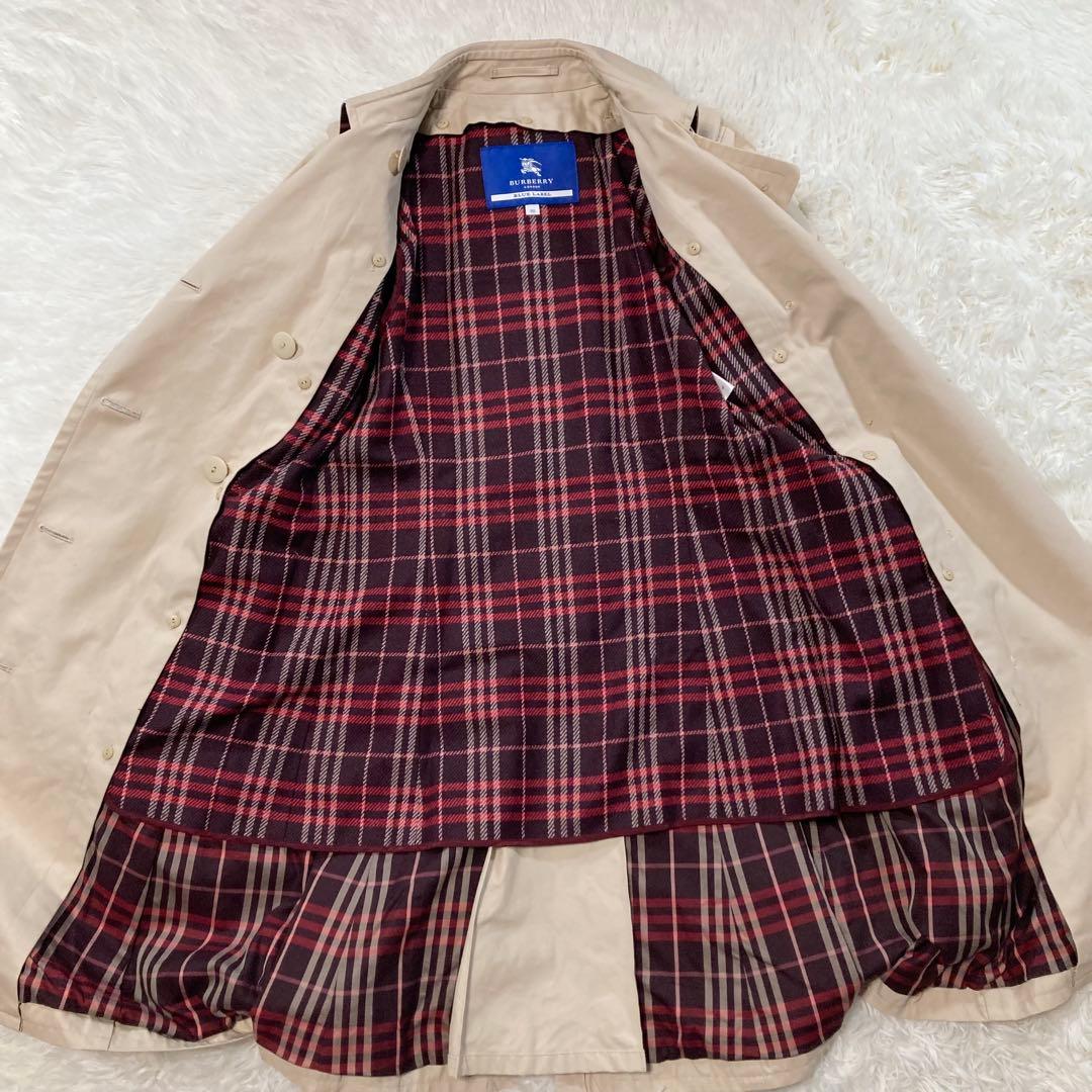 バーバリーロンドン ブルーレーベル トレンチコート ノバチェックライナー ベルト