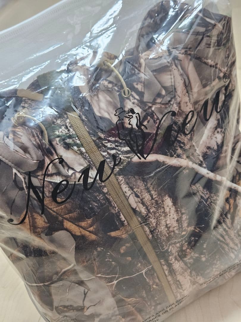 ②リアルツリー柄 迷彩服 セットアップ 上下セット 冬用ジャンパー サバイバル