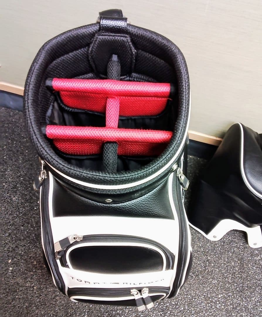   キャディバッグ FACE ブラック・ホワイト