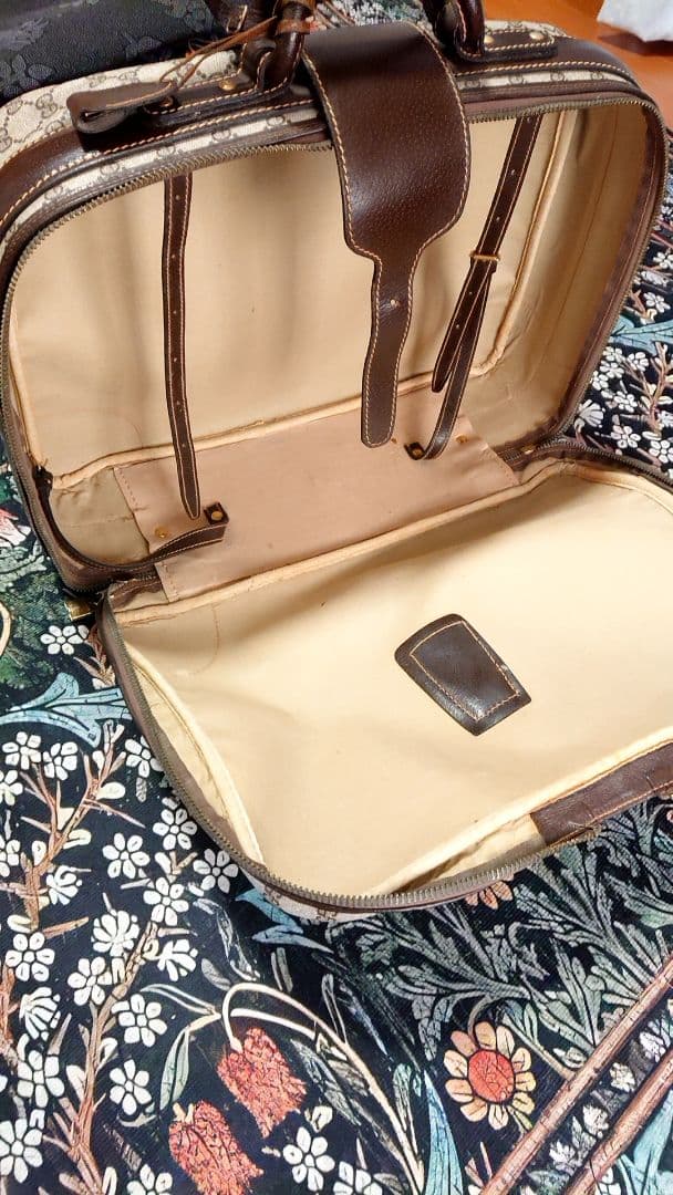 ジャンク オールドグッチ ヴィンテージ トラベルバッグ トランク