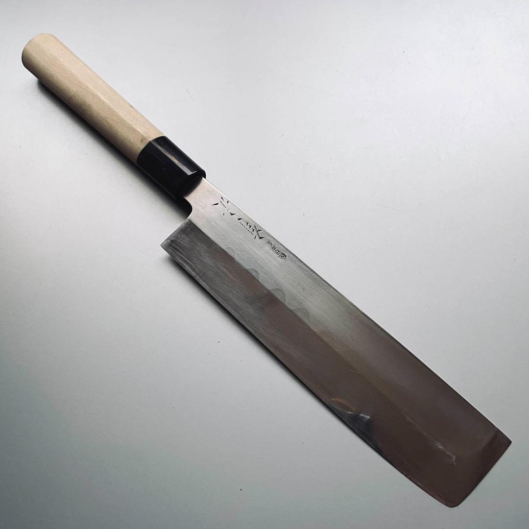 【こうぷー】京都 有次 本焼（純日本鋼）江戸薄刃包丁＋ペイサーズマグ