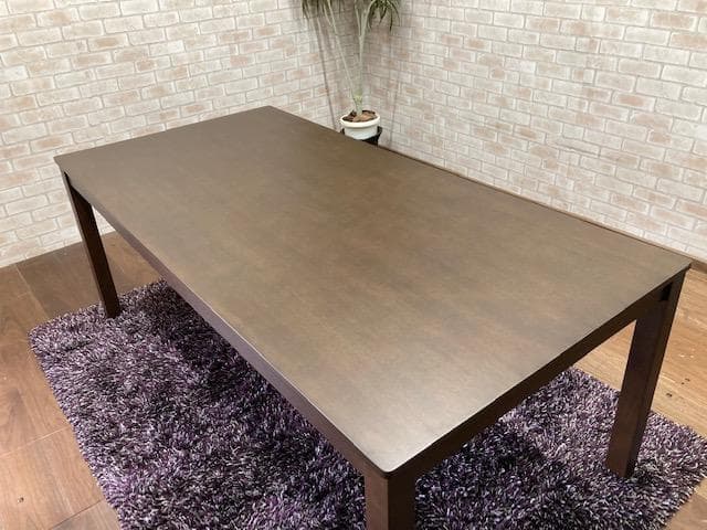 ダイニングテーブルセット　６人掛け　ブラウン　新品