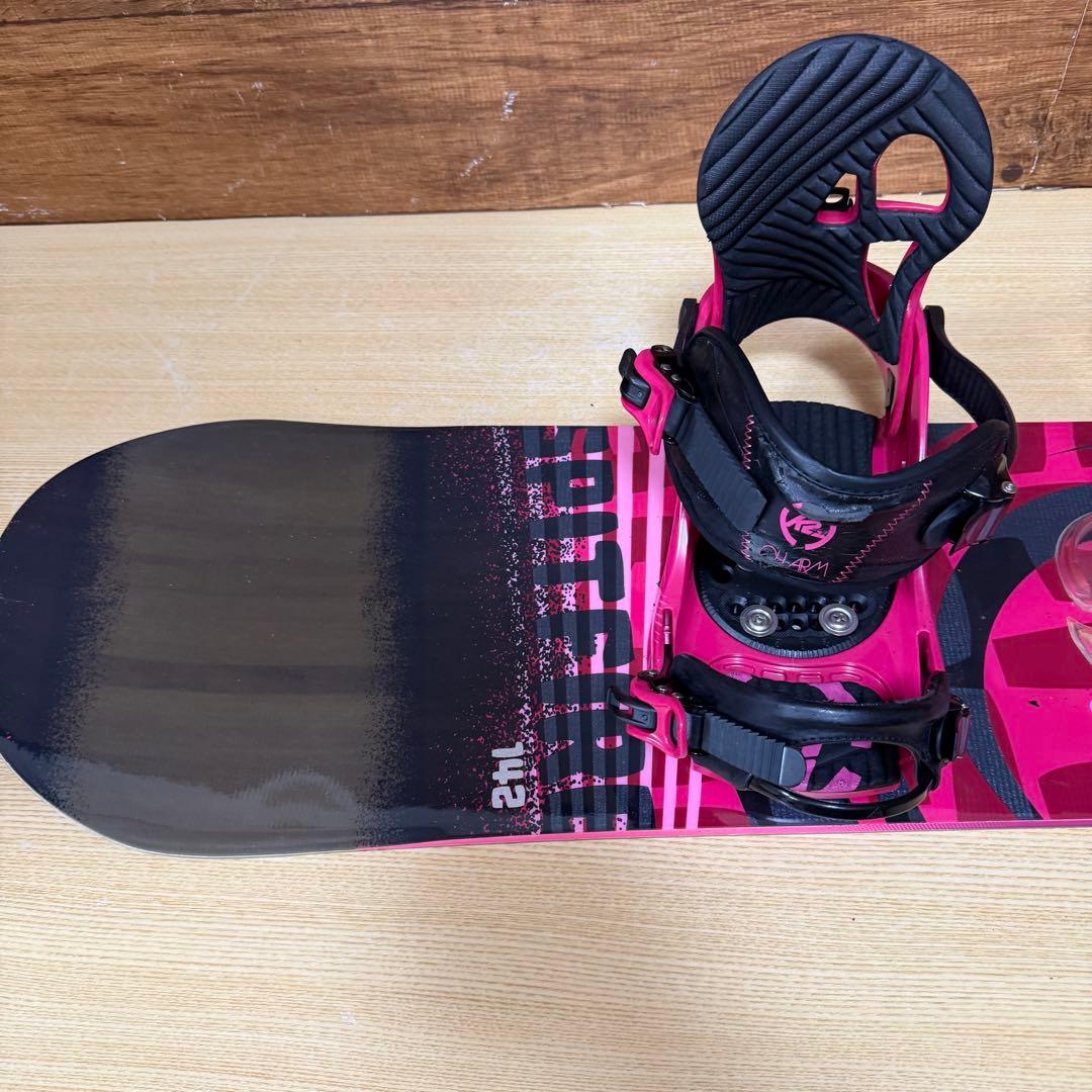 K2 ケーツー　レディーススノーボード　3点セット　142cm メンテナンス済み