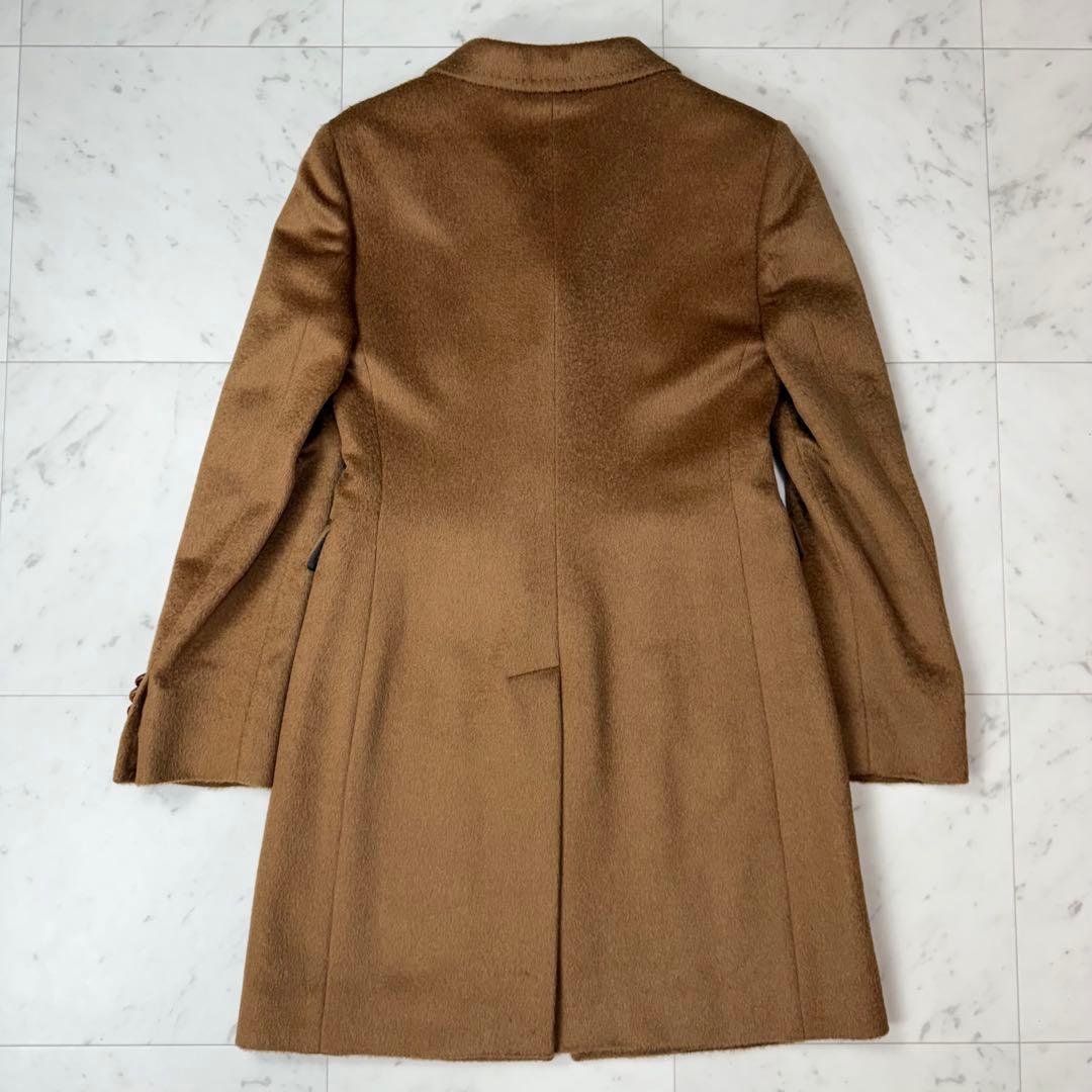 タリアトーレ ラマ ウール チェスターコート キャメル サイズ40