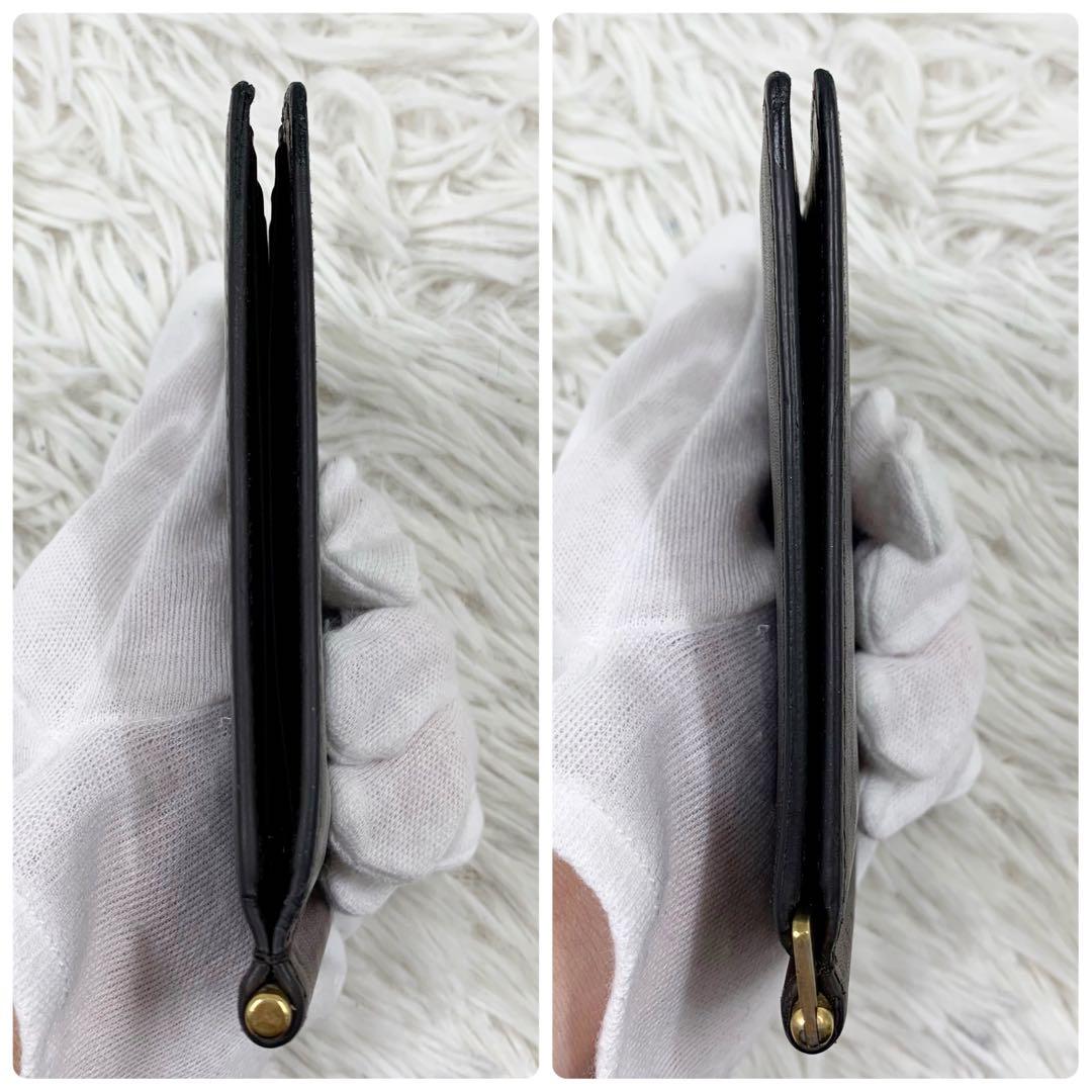 【✨美品✨】 サンローラン マネークリップ カーフスキン ブラウン 付属品完備