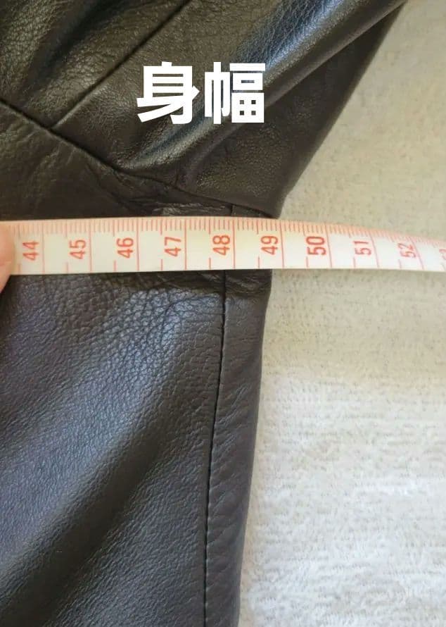 和光　GraceClub　本革　羊革　ノーカラーコート　ラムレザーコート　コート