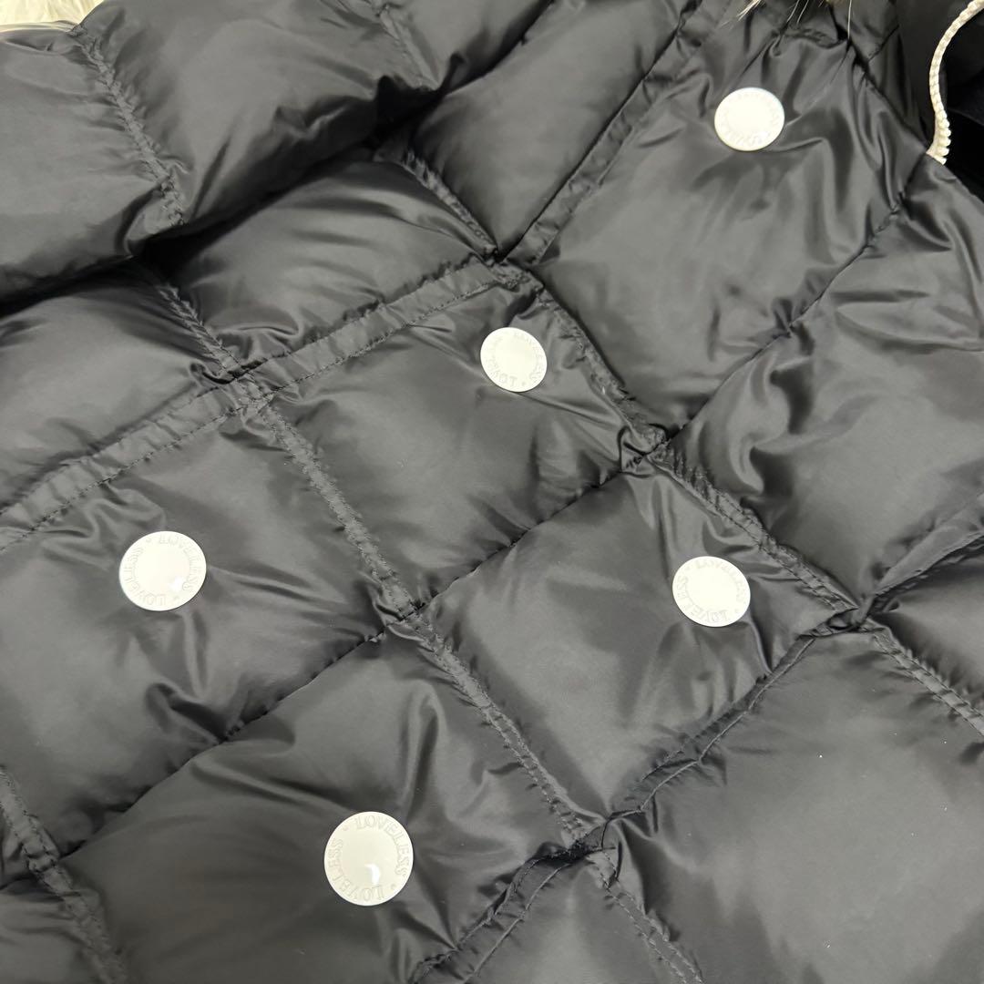 LOVELLESS ラブレス　ダウンコート34サイズ 黒　フォックスファー