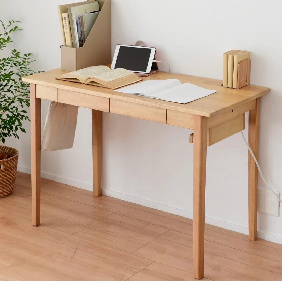 YAMAZEN 木製 デスク 学習机