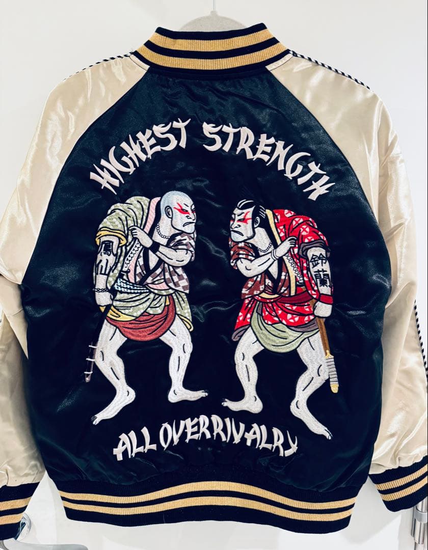 スカジャン　鈴蘭×鳳仙　CROWS クローズ　鈴蘭男子高校　クローズ　レプリカ