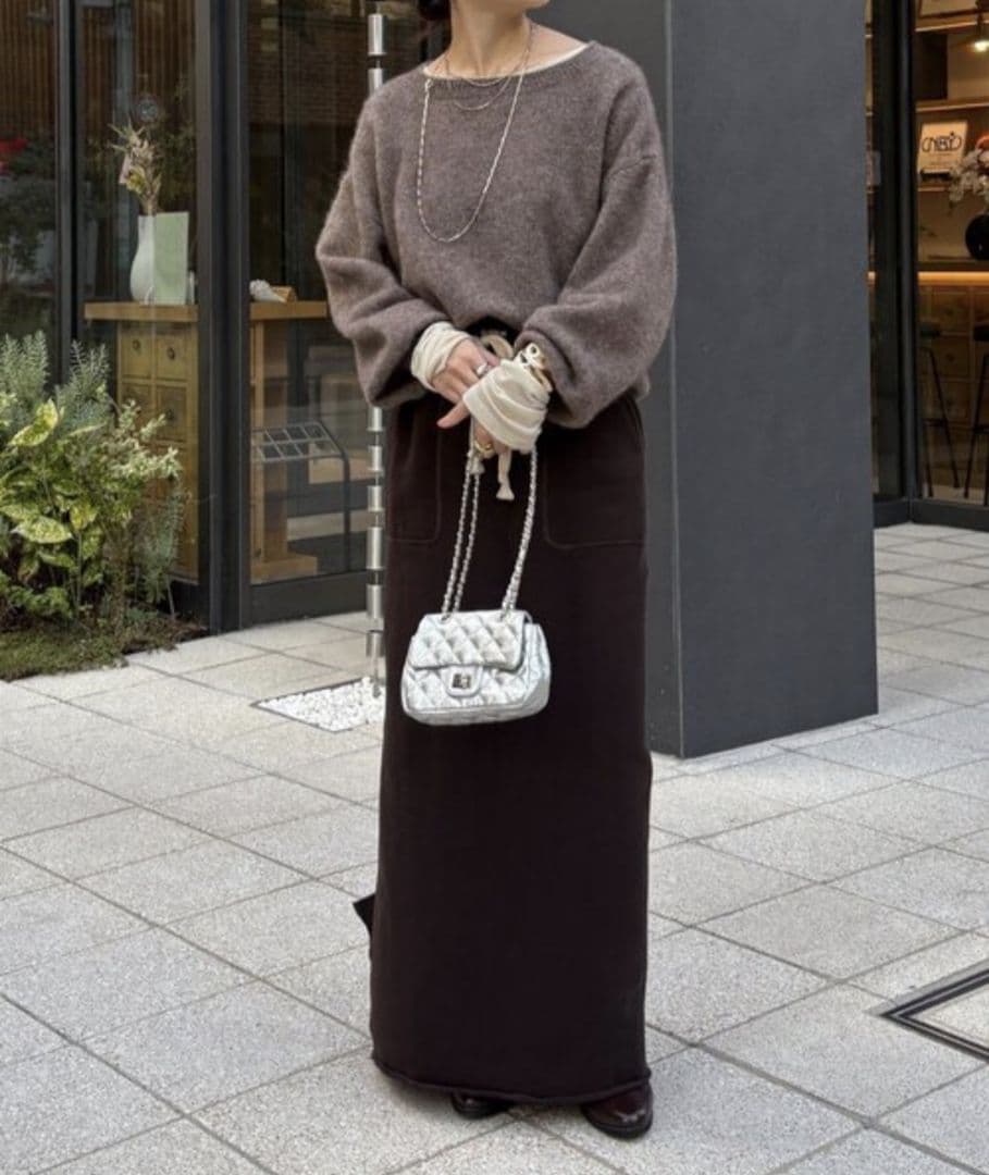 新品☆DOUDOU ドゥドゥ ヤクウールプルオーバー ブラウン