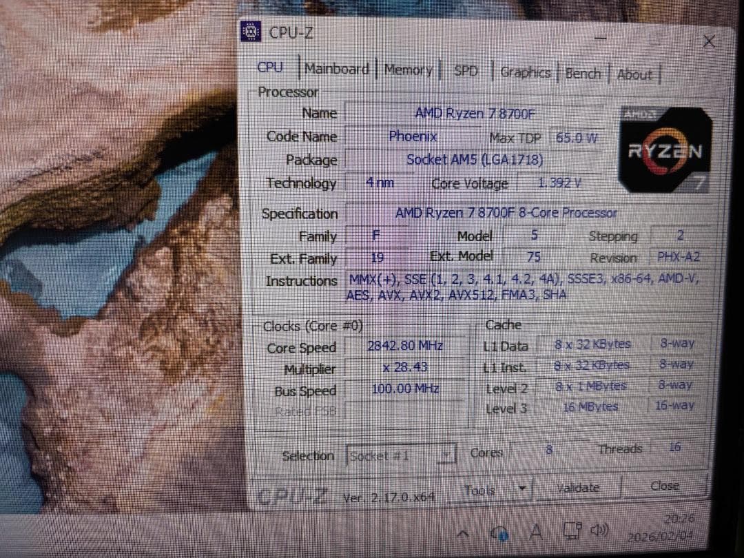 CPU AMD Ryzen 7 8700F