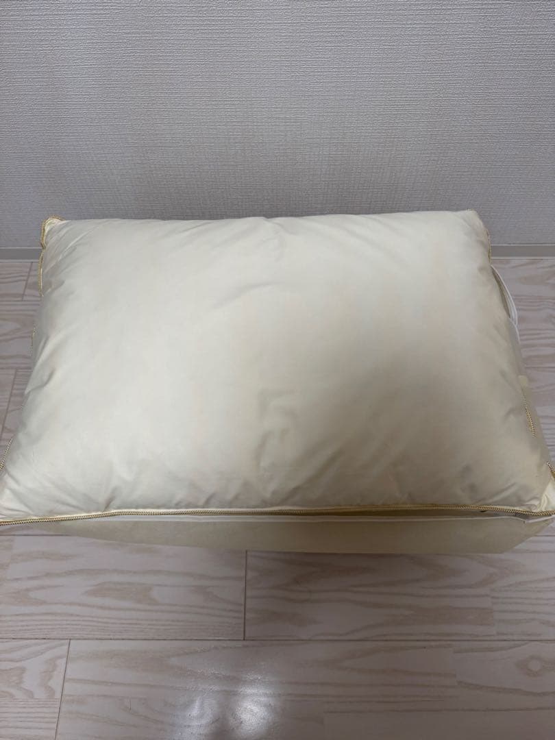 Refworge 日本ベッド 高級羽毛ピロー リフワージュ ロータイプ 枕