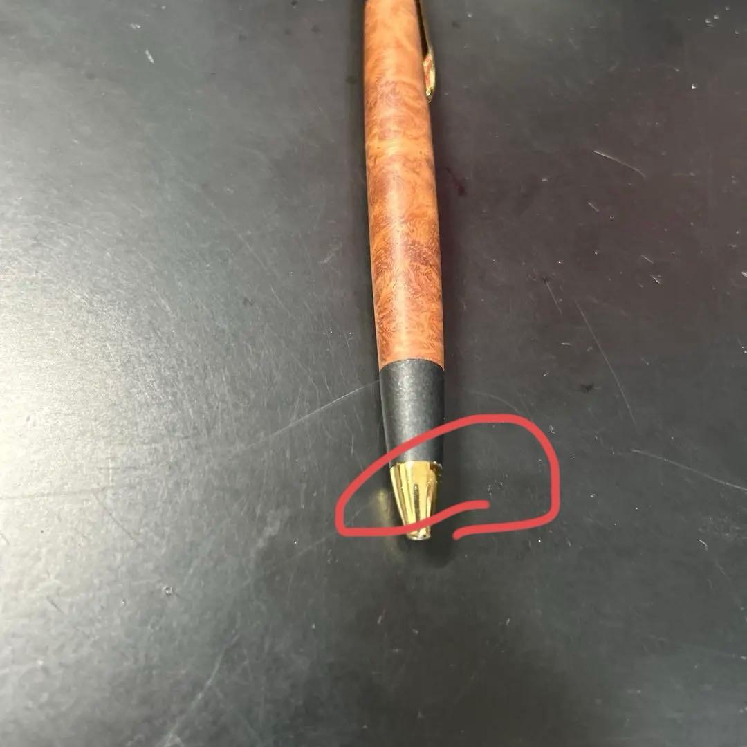 ボナンペン 本花梨瘤 真鍮金具 シャーペン