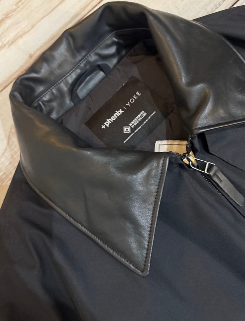 +phenix YOKE ブラックジャンパー