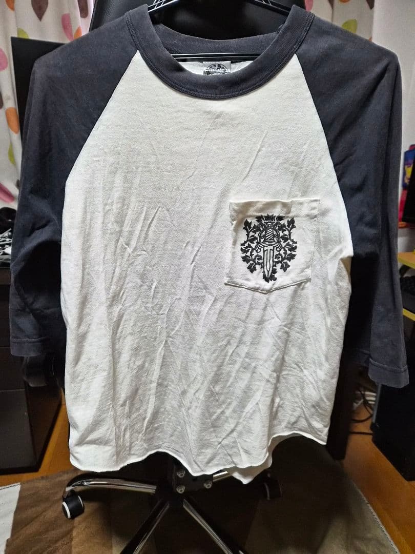 オールドクロムハーツ七分袖ラグランTシャツ