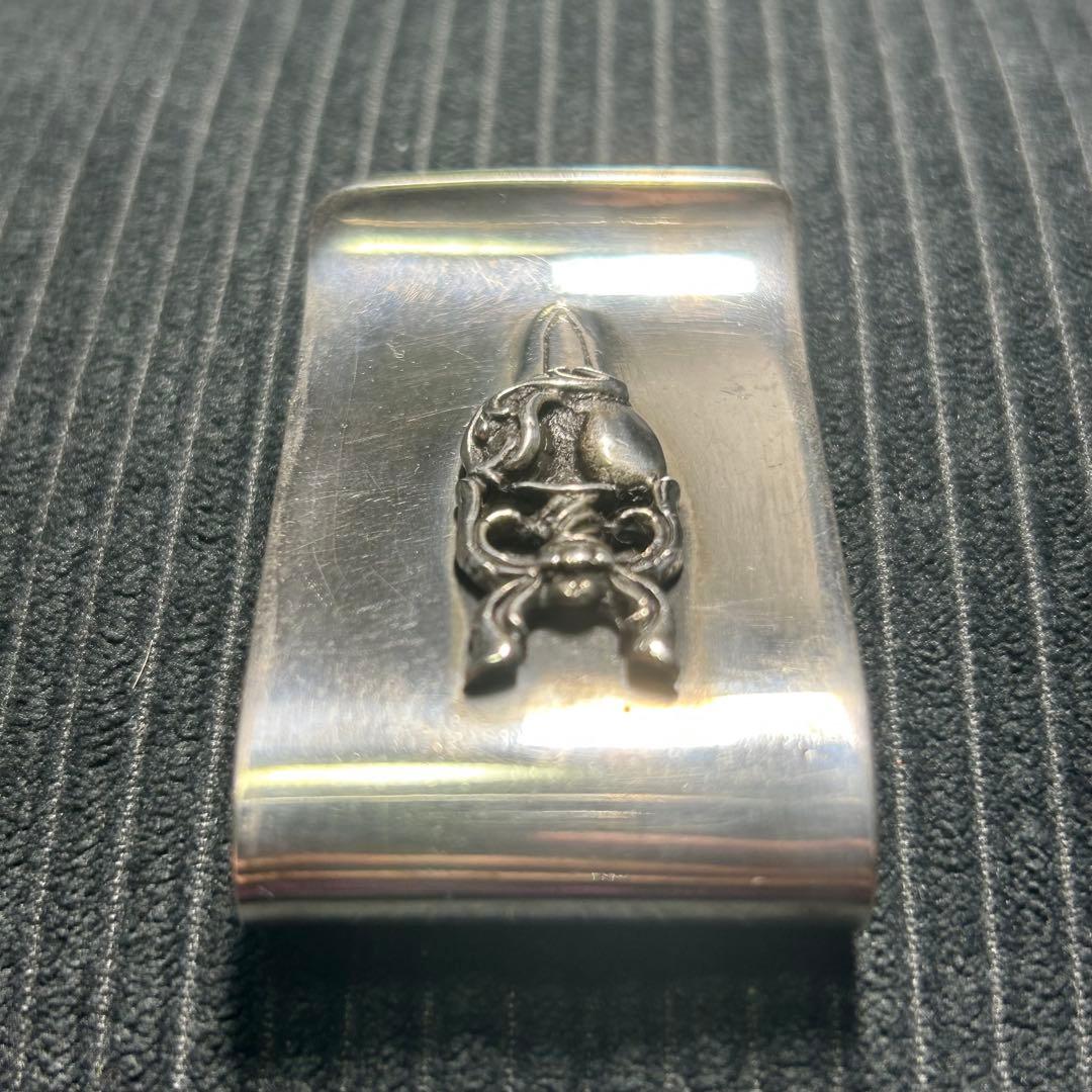 マネークリップ　ダガー　Sterlingシルバー　ハート　シルバー925 レア