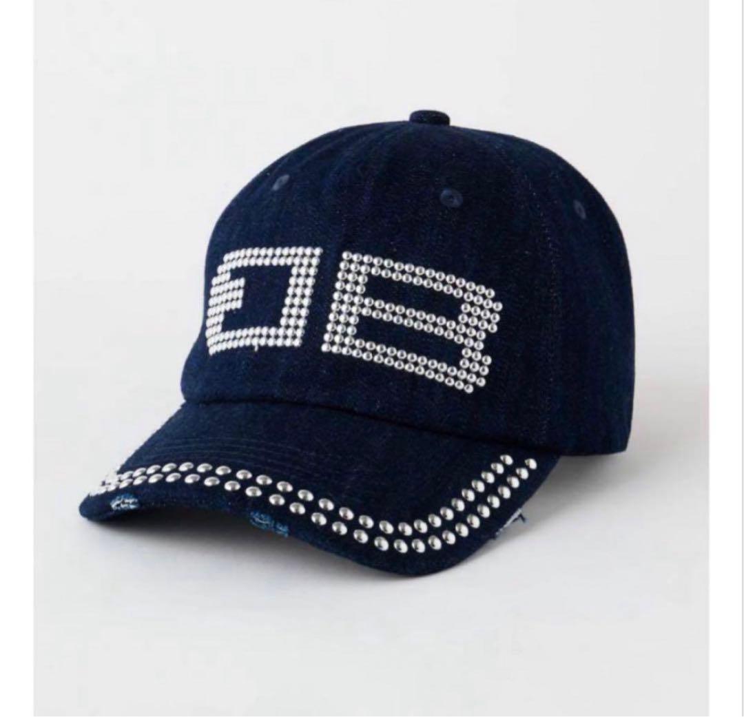 BEEDEN BD STUDS DAMAGE CAP ダークブルー