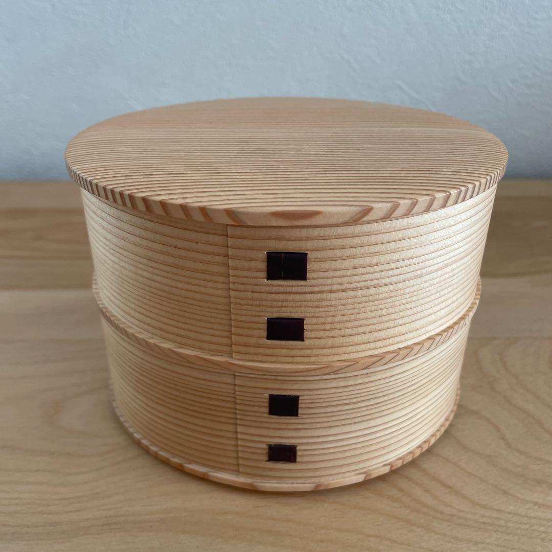 【新品】大舘工芸社 曲げわっぱ ひな弁当 秋田 大舘