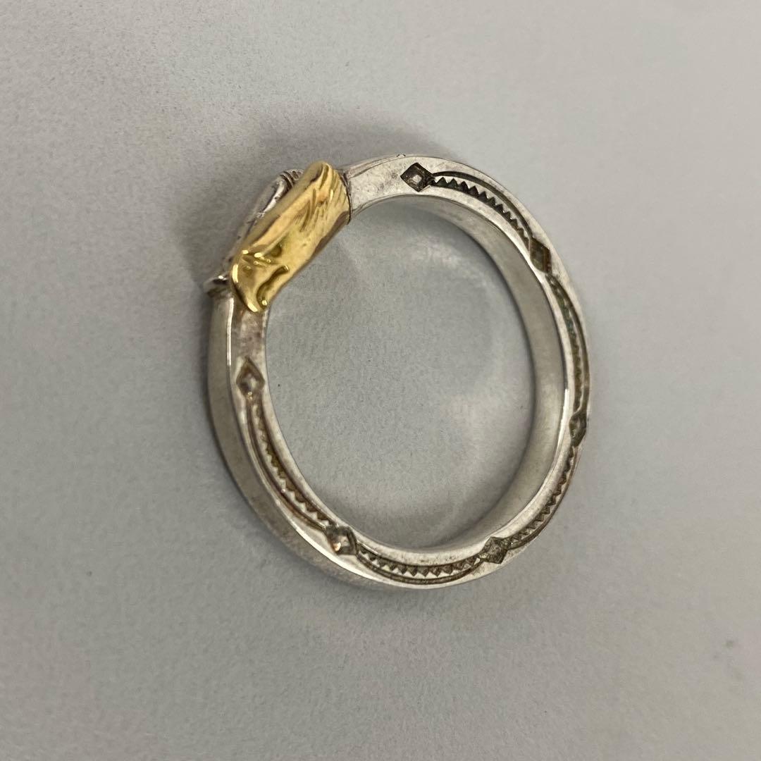 鷲見太郎 Ring リング ダブルイーグルフェイス SV925/K18