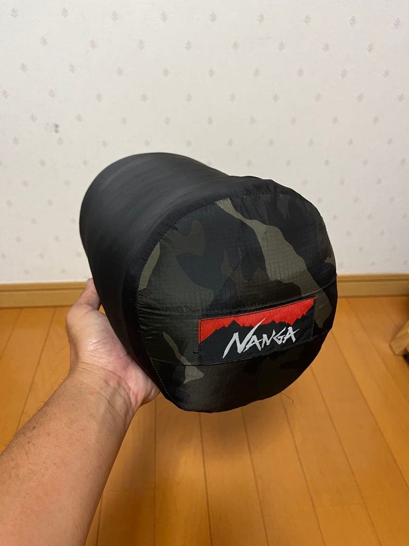 Cn　NANGA オーロラ450DX希少全面CAMO/レギュラープラス