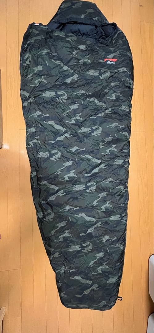 Cn　NANGA オーロラ450DX希少全面CAMO/レギュラープラス