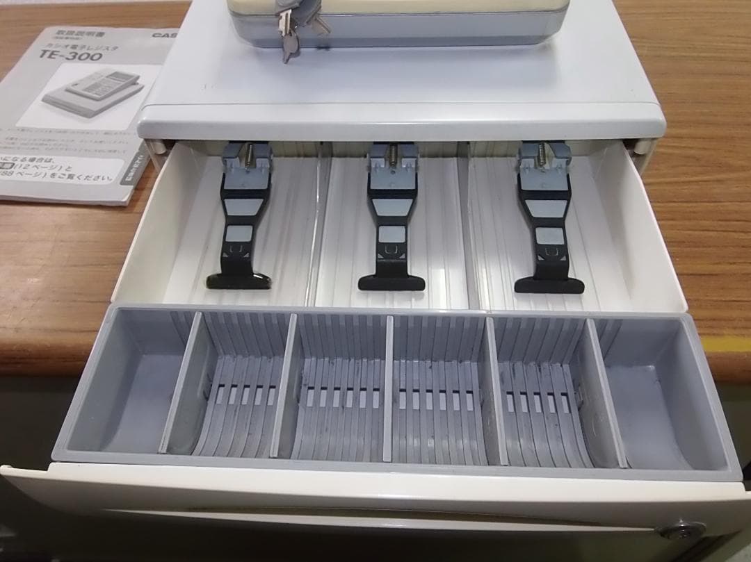 設定無料CASIO TE-300 軽減税率対応 レジスター 10部門250507