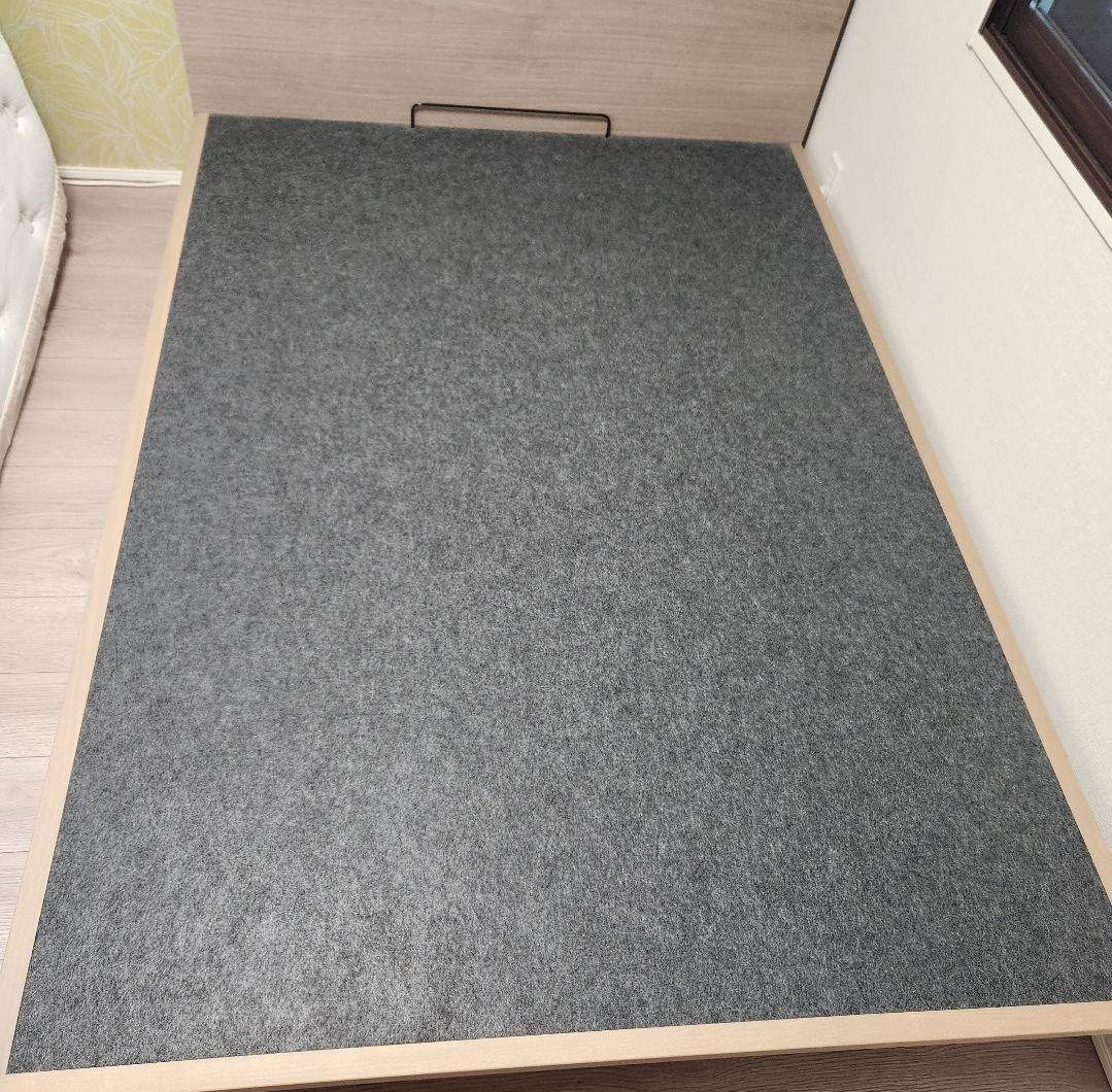 【送料込】シモンズ ダブル ベッドフレーム シェルフスリム 深型