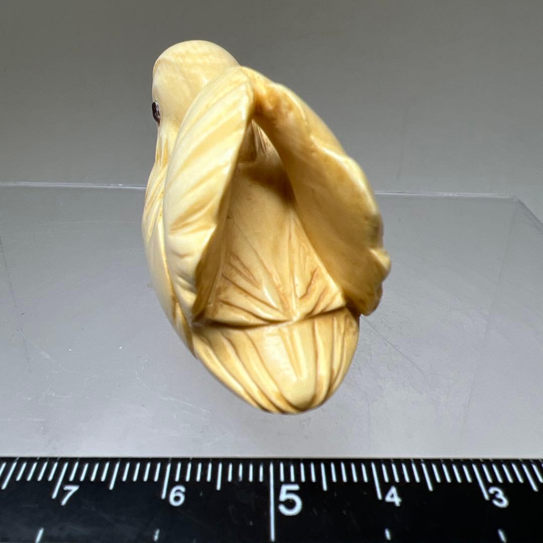 光正在銘　おしどり根付　39g 東Y8-0205☆1Fトヒト