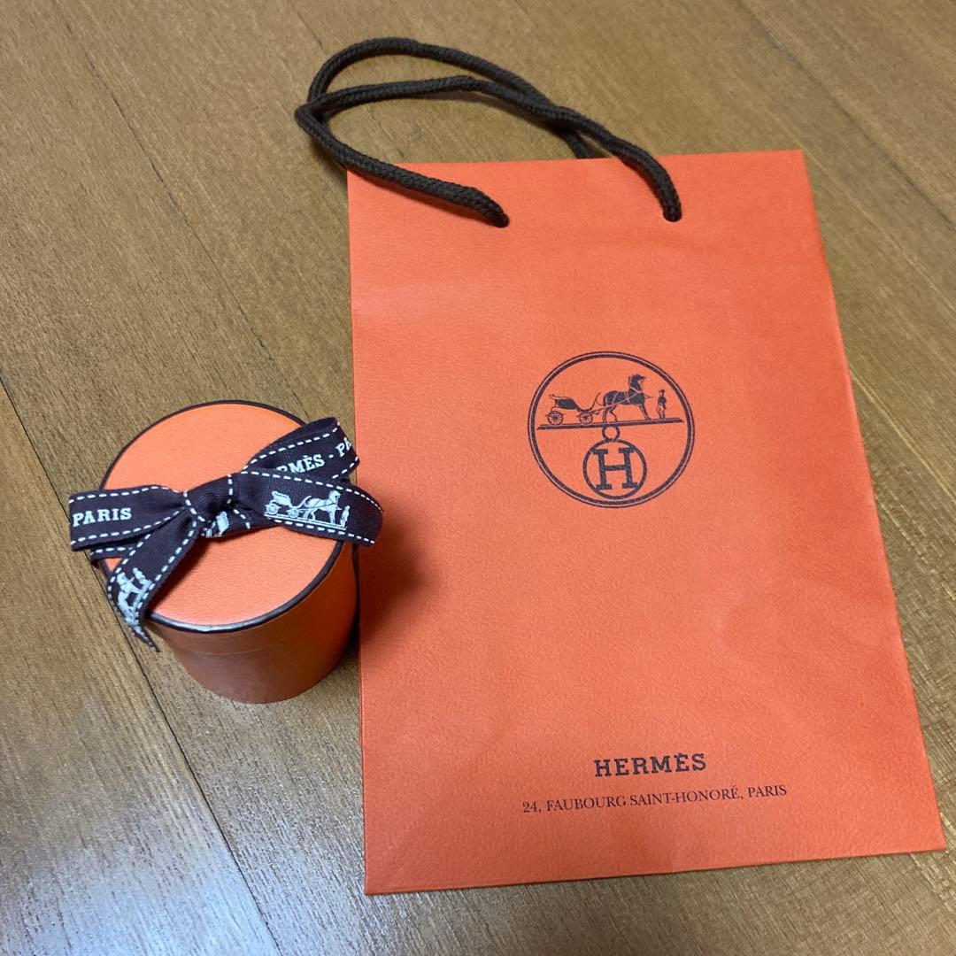 HERMES ツイリー　水遊びをする人　青系　タグ付新品未使用