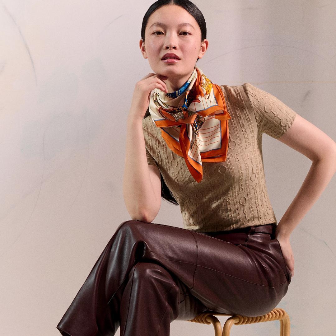 エルメス Hermes スカーフ カレ90 (すべては鞍の中に) 新品未使用品