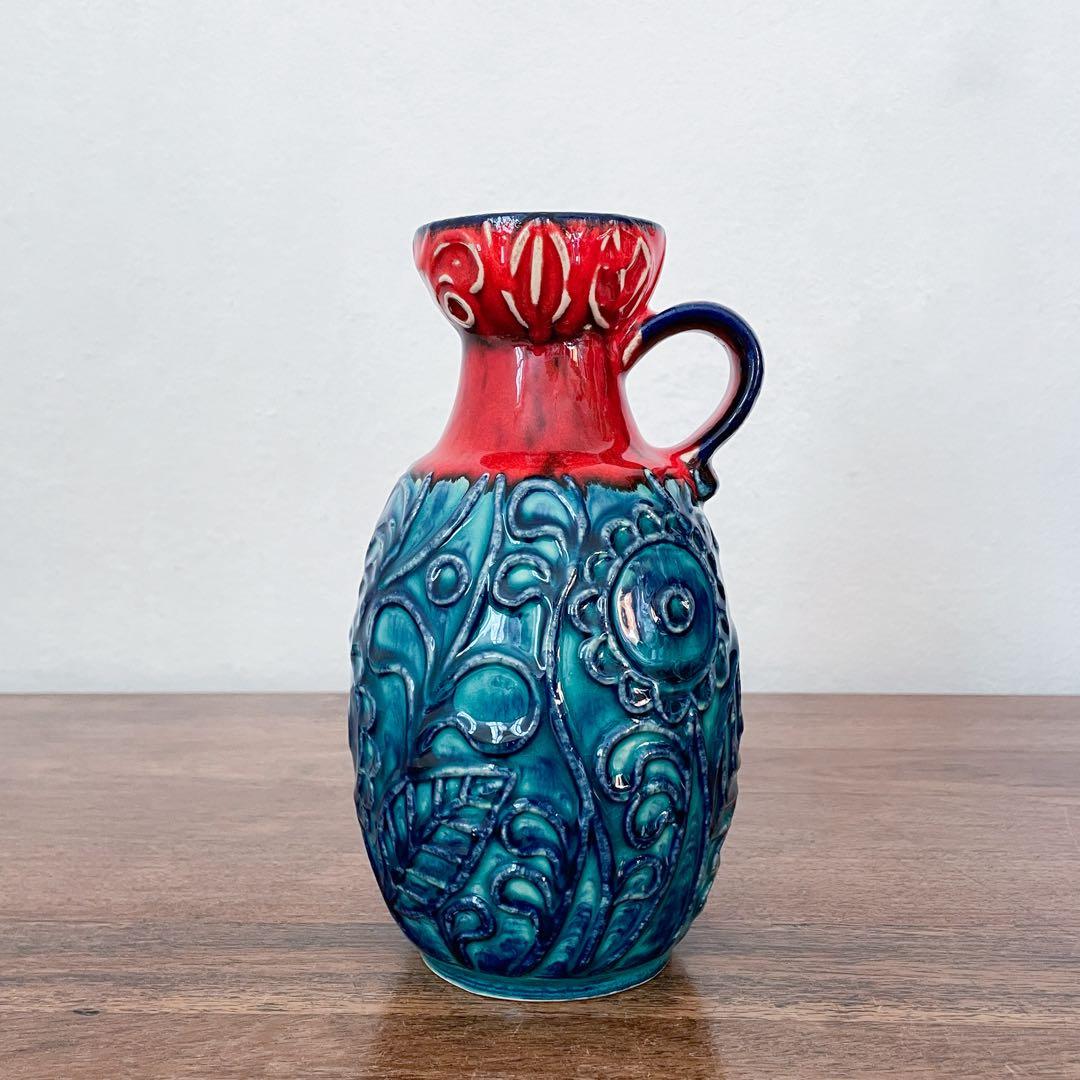 【ドイツ BAY Keramikの花瓶】Fat lava 323